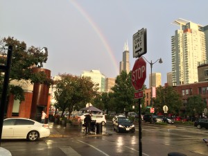 Chicago rainbow 10-7-17