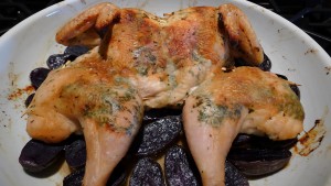 chicken with roasted garlic and herbs2